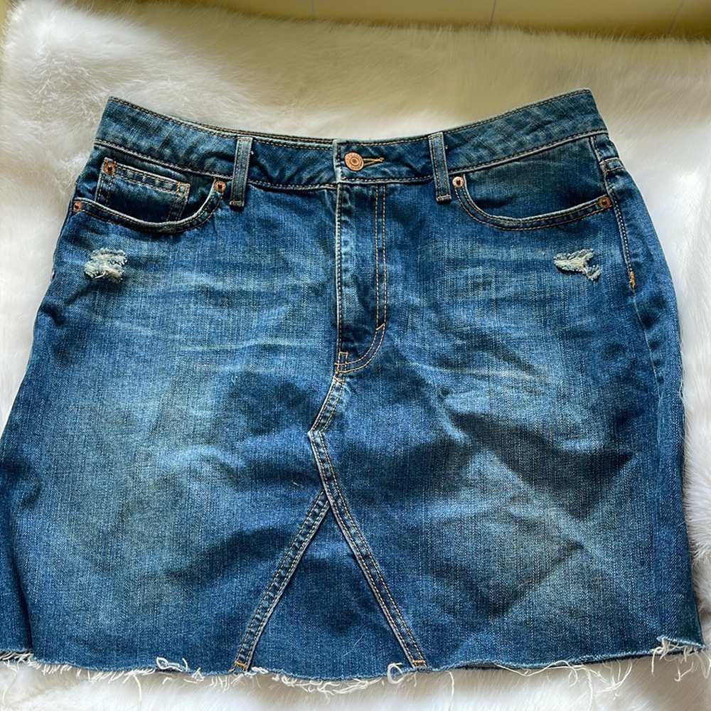 Gap jean skirt